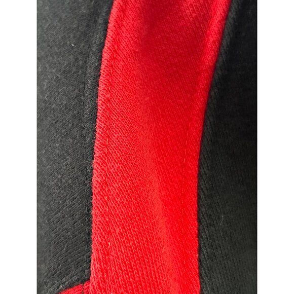 Hurricanes Football Hoodie Youth size Large Black & Red Pullover Sportwear - Picture 5 of 11